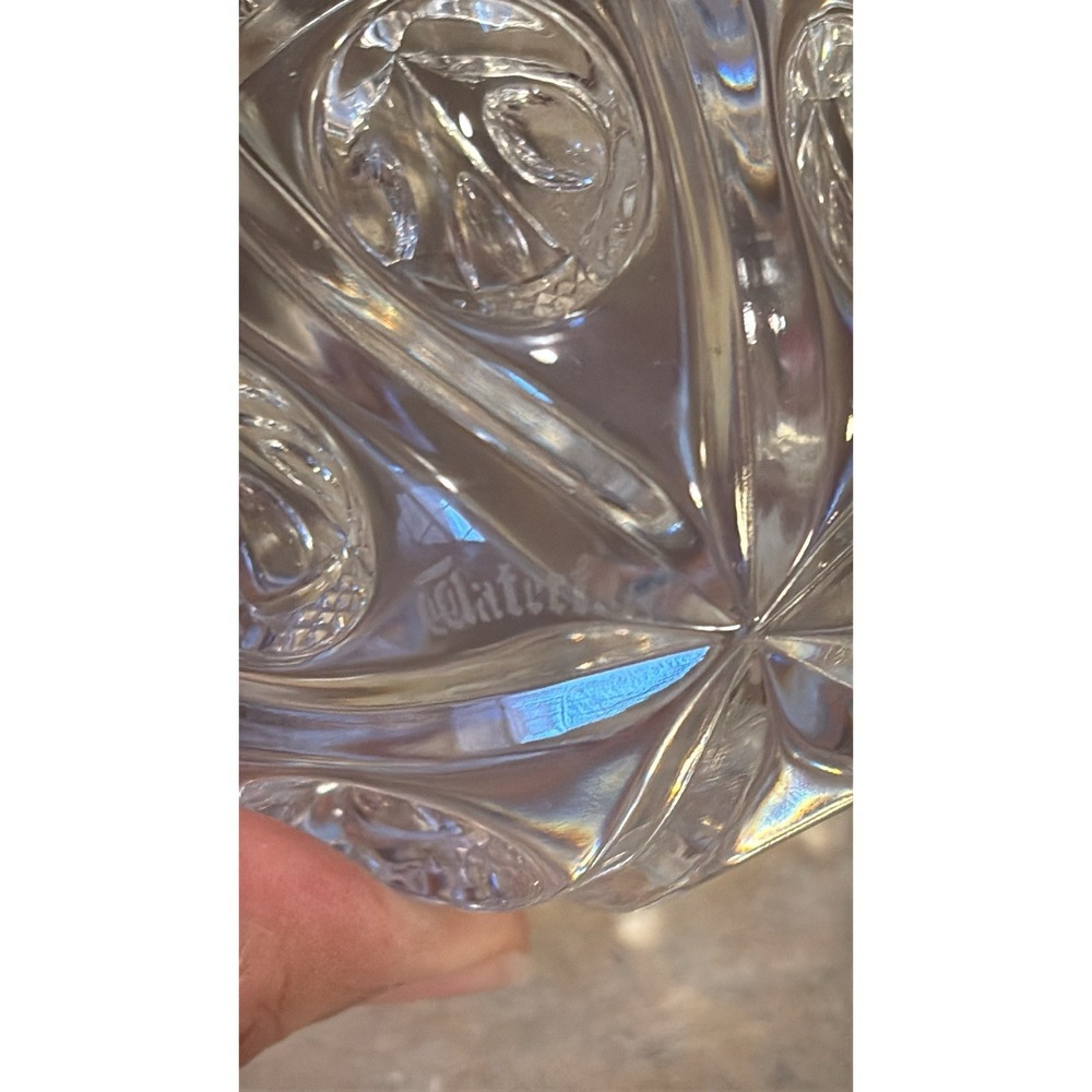 Vintage Waterford Crystal Annual Egg 1997 8th Edition On Silver Plated Stand - Picture 6 of 16